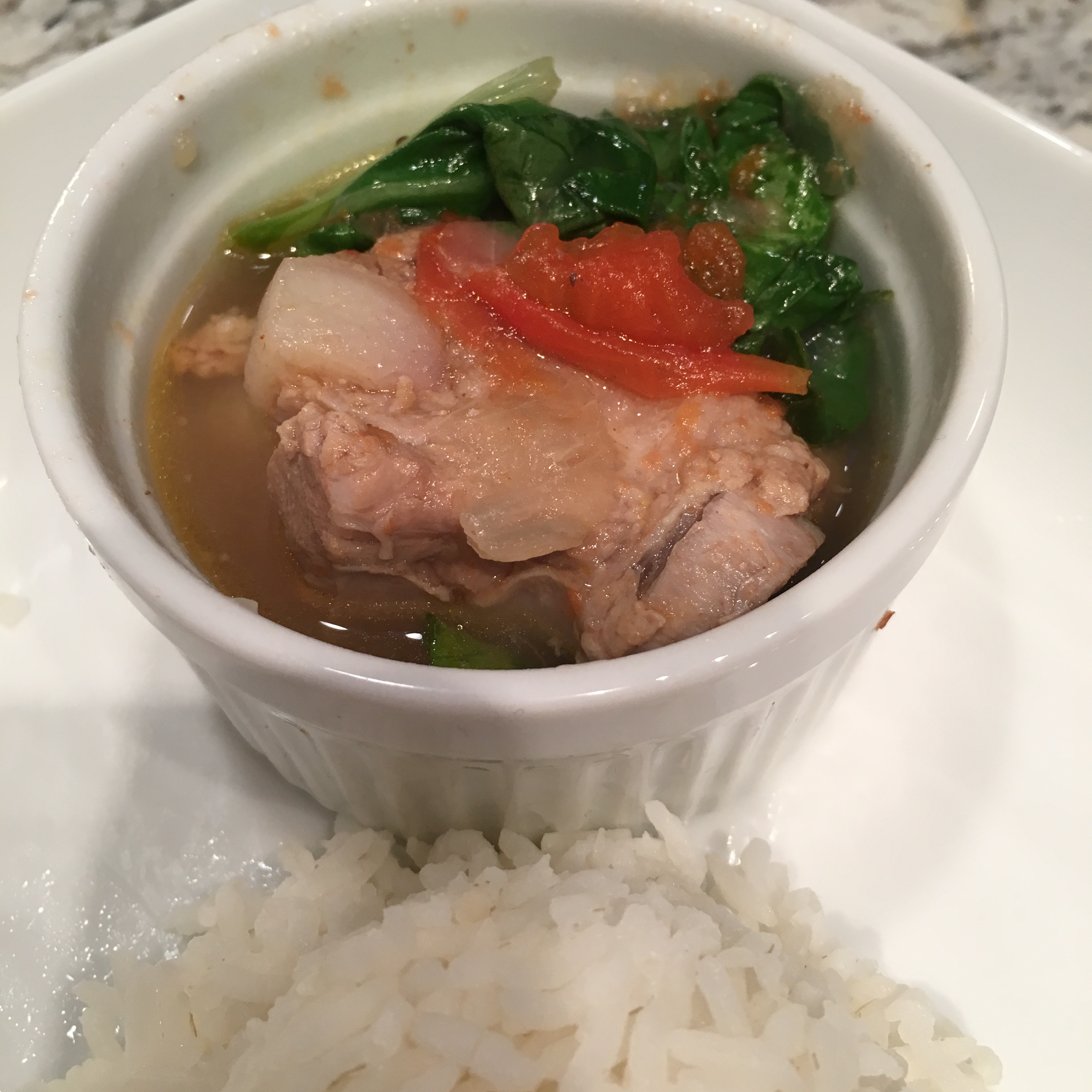 Pork Sinigang / Sinigang Na Baboy (Tamarind Soup with Pork Ribs)