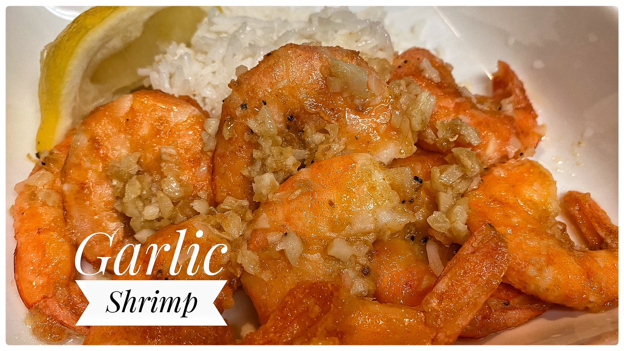 Hawaiian Garlic Shrimp
